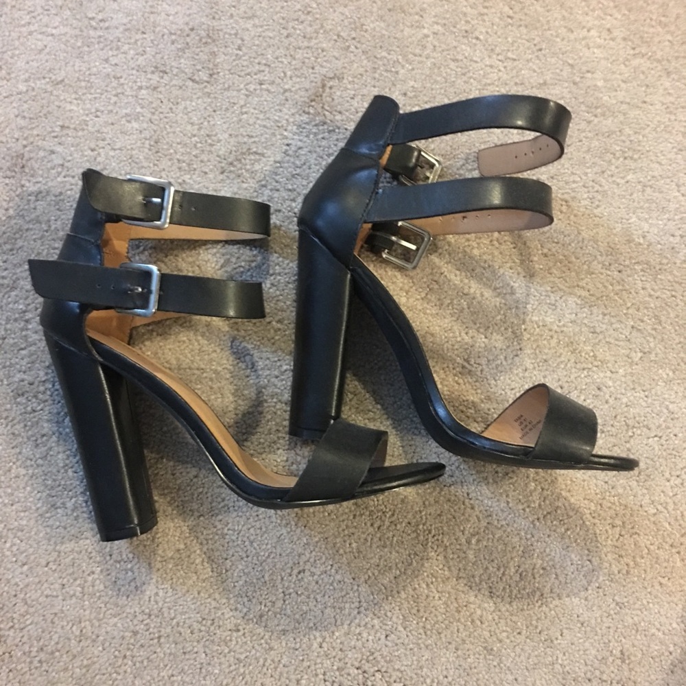 JustFab black heels